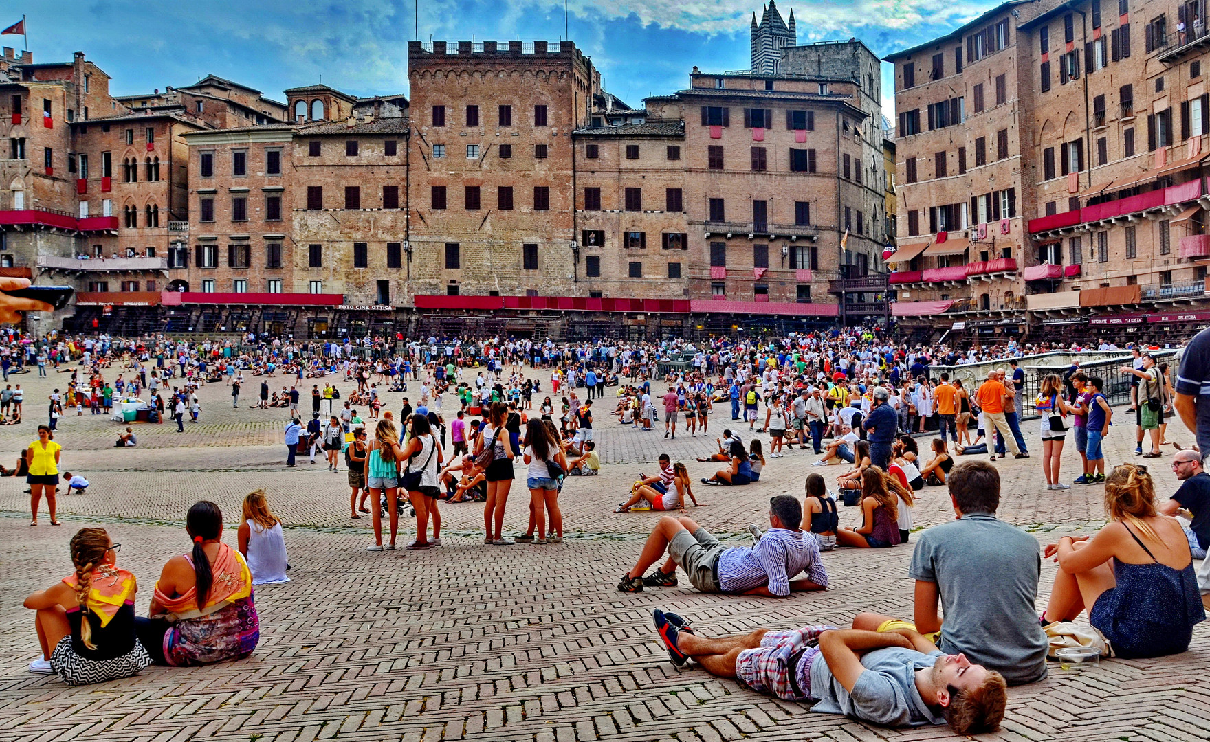 Siena, warten auf den Palio