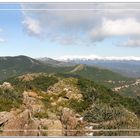 Sierra de Ronda nevada desde Sierra Bermeja (Estepona, Malaga). Panoramica 5 Img.