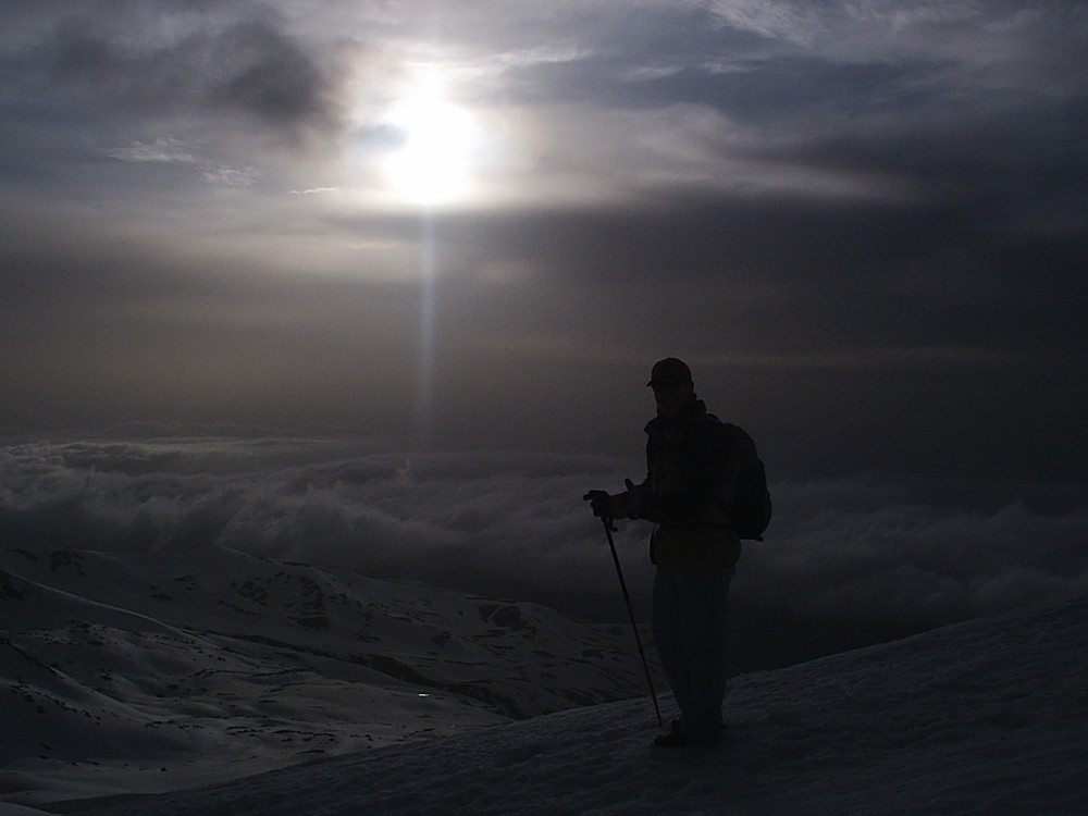 Sierra Nevada previa tormenta