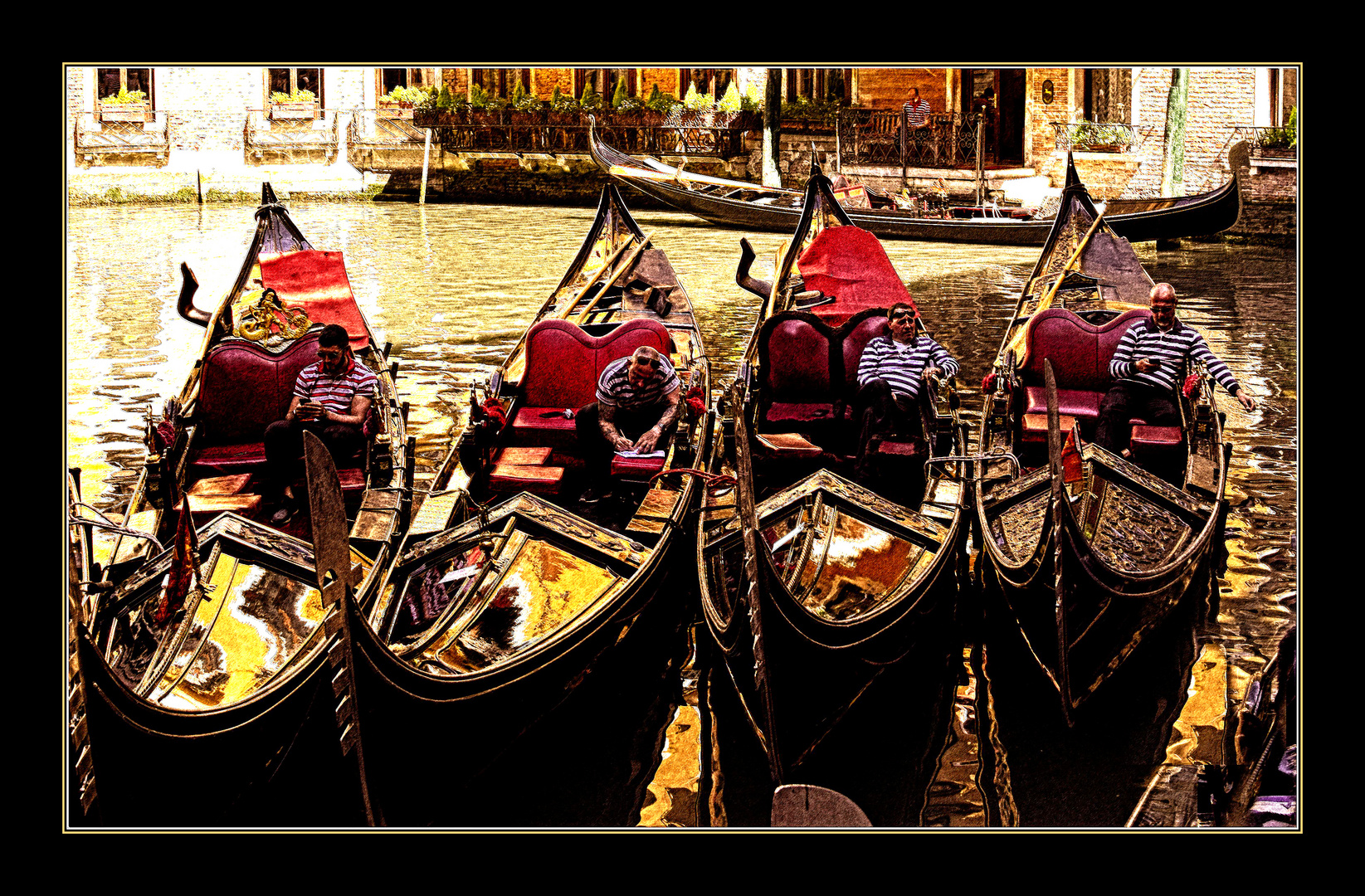 Siesta der Gondoliers