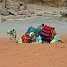 Siesta im Wadi Rum in Jordanien