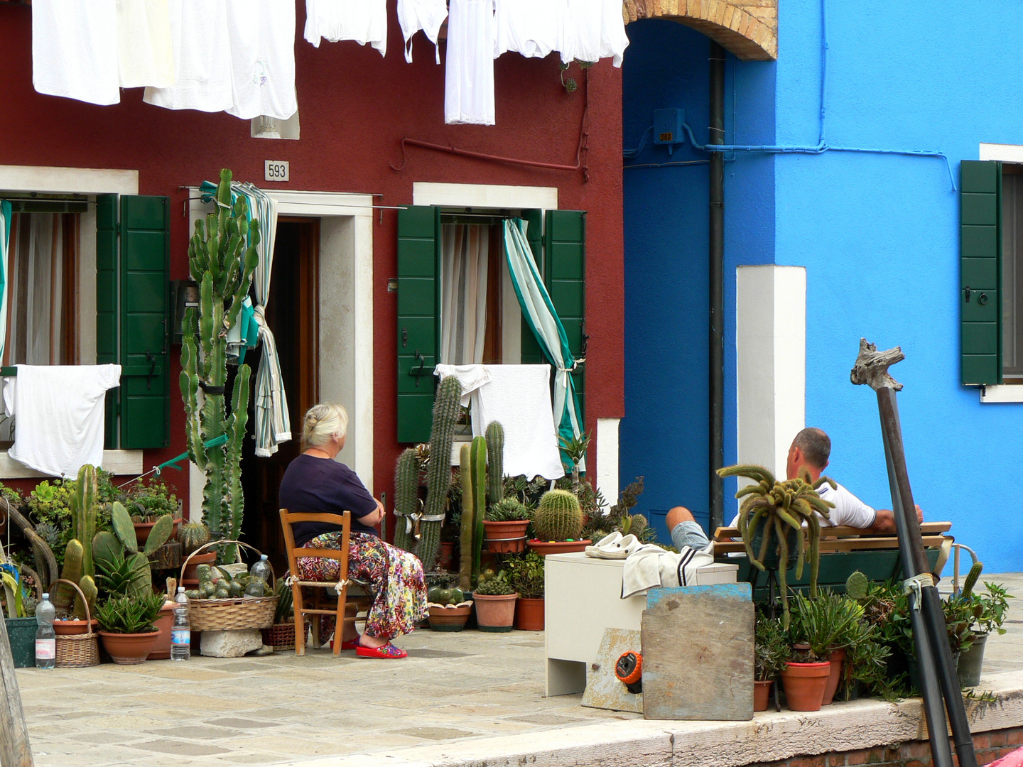 Siesta in Burano, Venezia