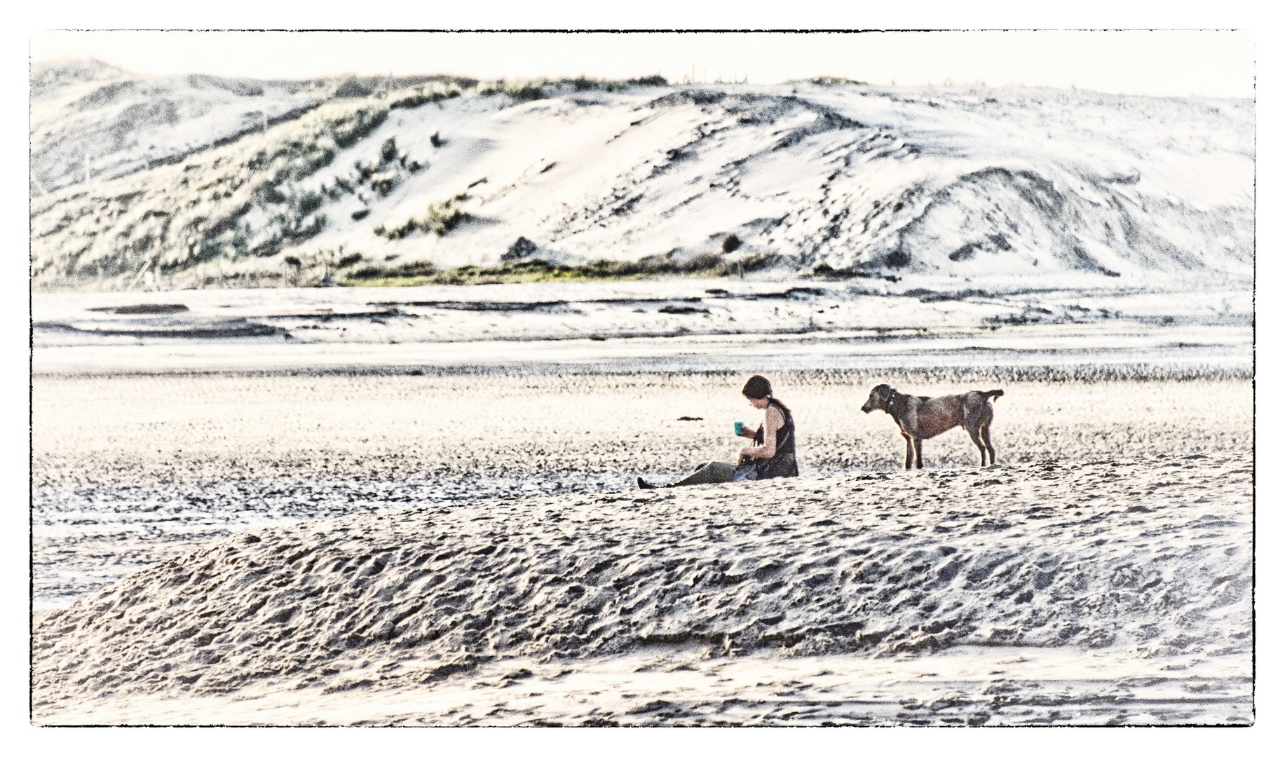 Siesta in den Dünen I. - Sieste dans les dunes I.