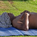 Sieste en bord de mer à la Baie des Citrons - Nouméa - Siesta am Meeresrand von der Zitronenbucht