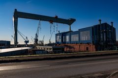 Sietas Werft in Hamburg Cranz