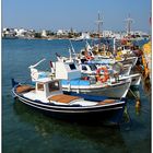 Siga Siga oder die Fischerboote im Hafen von Pollonia/Milos