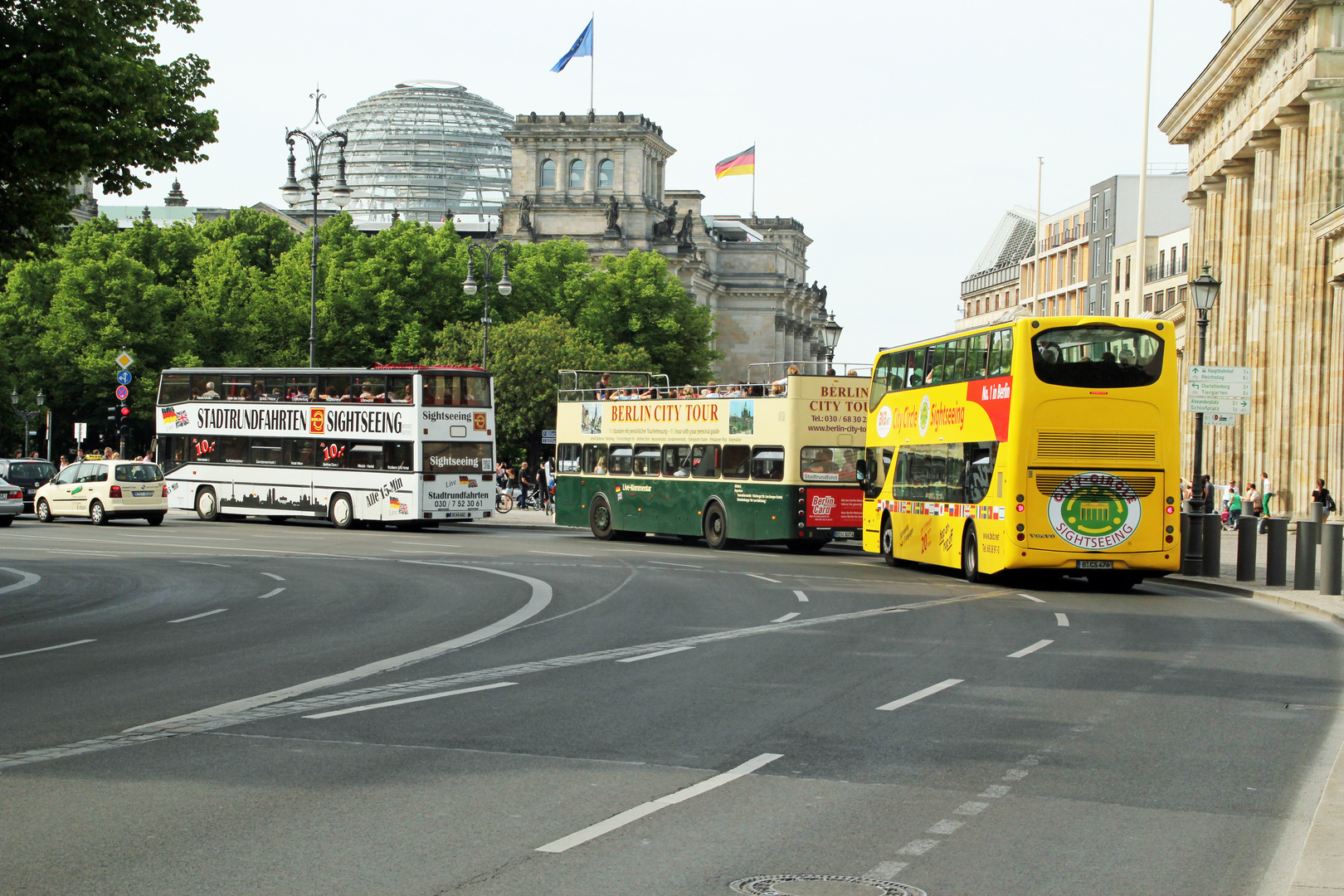 Sightseeing am Pfingstsonnabend in Berlin