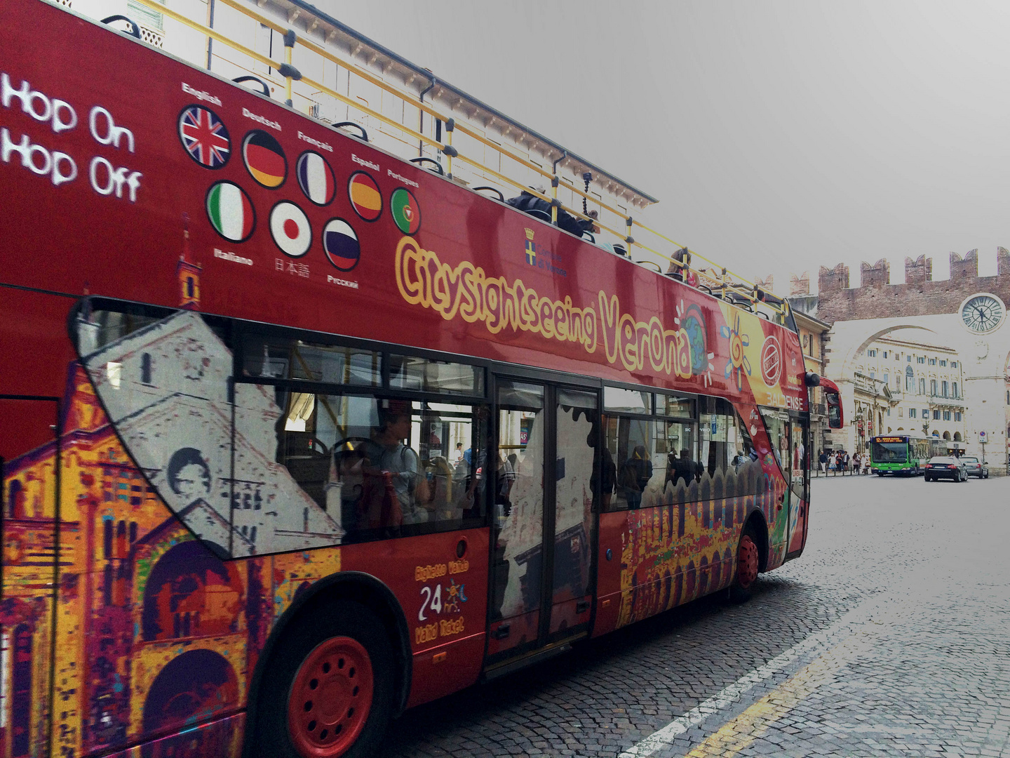 Sightseeing Bus in Verona