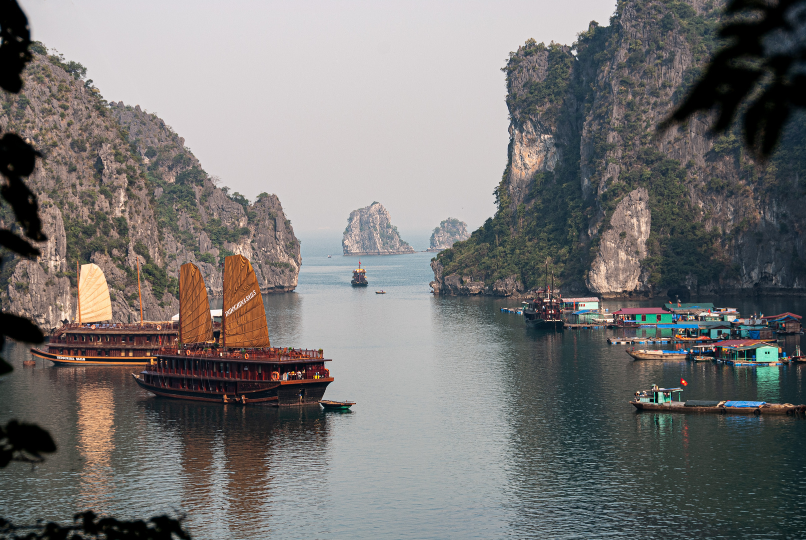 Sightseeing in der Halong Bucht