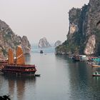 Sightseeing in der Halong Bucht