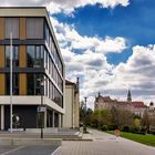 Sigmaringen neues Landratsamt mit Blick aufs Schloss