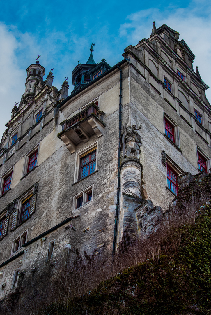 Sigmaringen - Schloss Figur Nordseite 