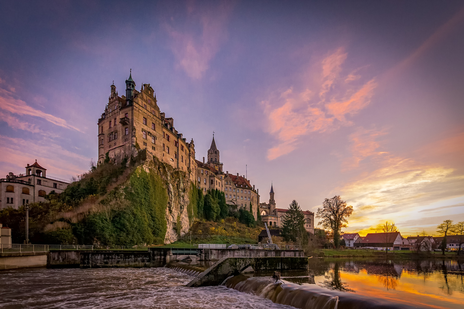 Sigmaringen Schloss in der Abendsonne