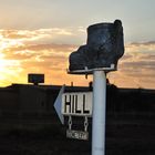 Sign to cemetery (seen in Coober Pedy)