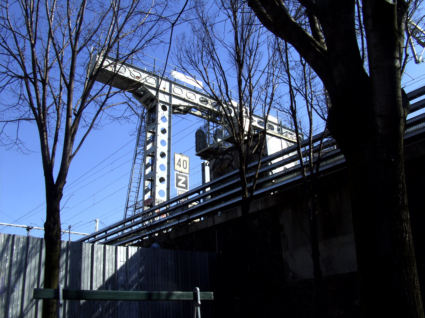 Signal an der Stadtgrenze