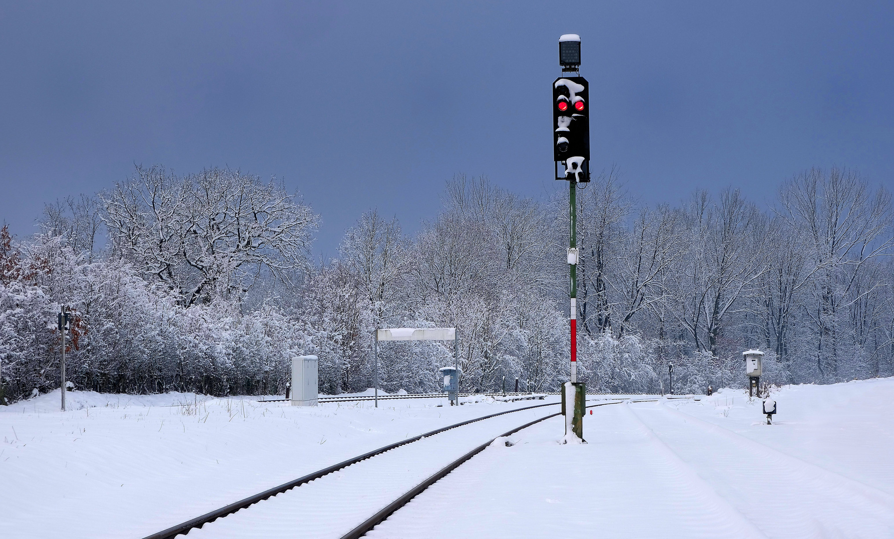 Signal auf Rot am 24.1.2021 in RS-Güldenwert-(6.2.2021)