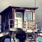 Signal Box and Driving Cap of an old unused Railraod Bridge