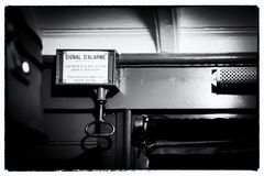 signal d´alarme. 
