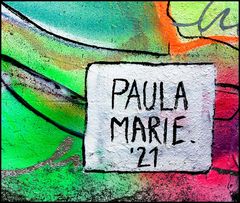 Signatur PAULA MARIE '21