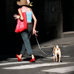 Signora con cagnolino