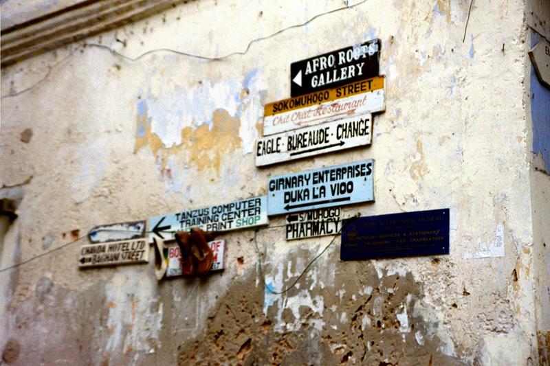 signs @  Stone Town