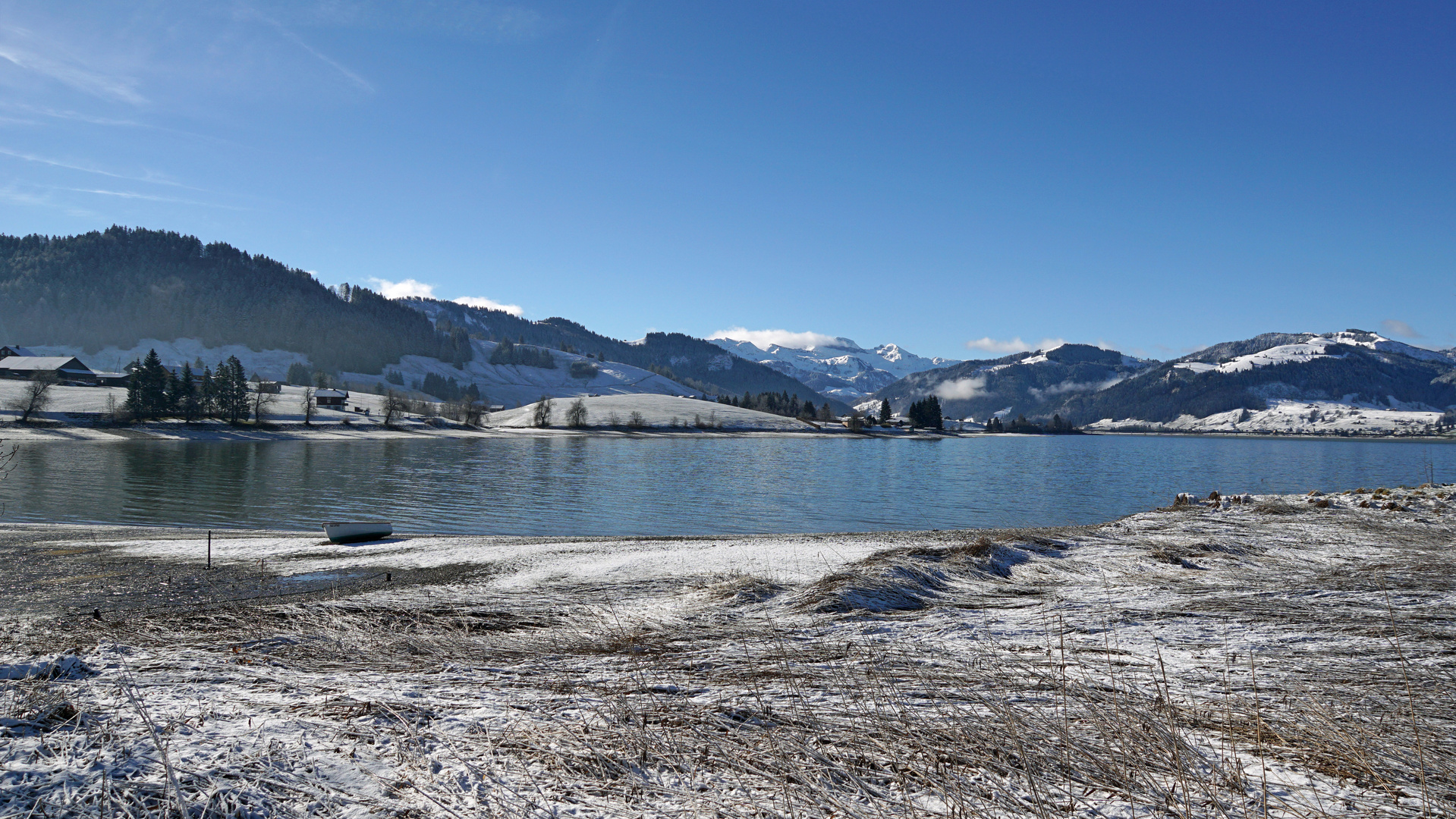 Sihlsee am 3. April 2015