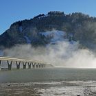 Sihlsee mit neuer Brücke 1