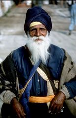 Sikh im Goldenen Tempel