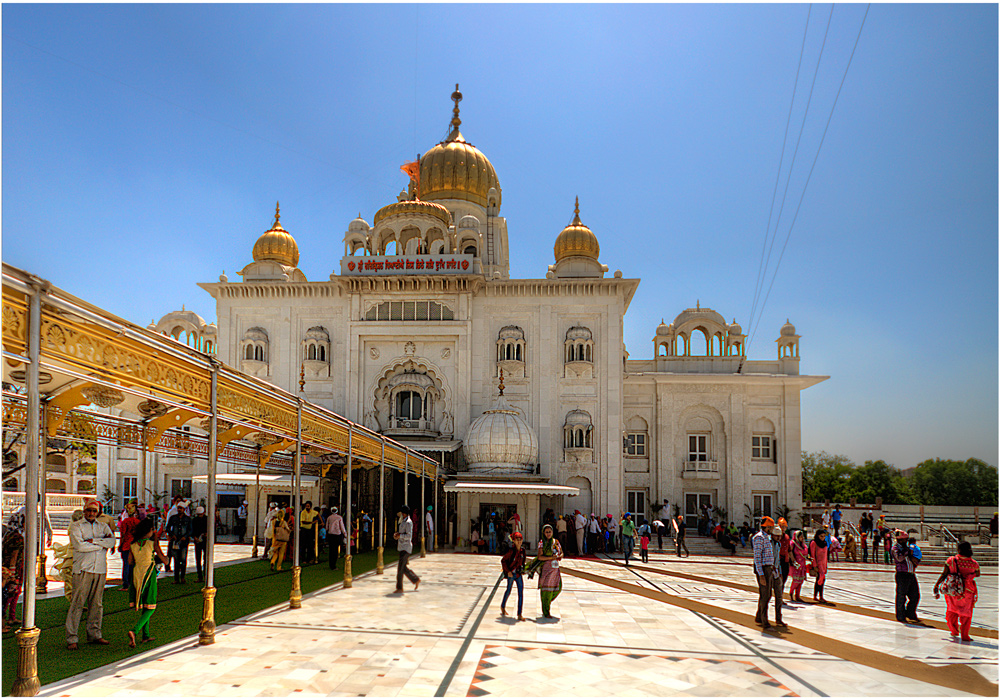 ... Sikhtempel in Delhi ...