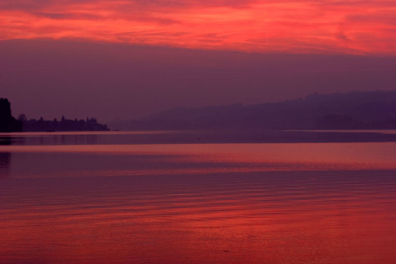 Silber im Abendrot