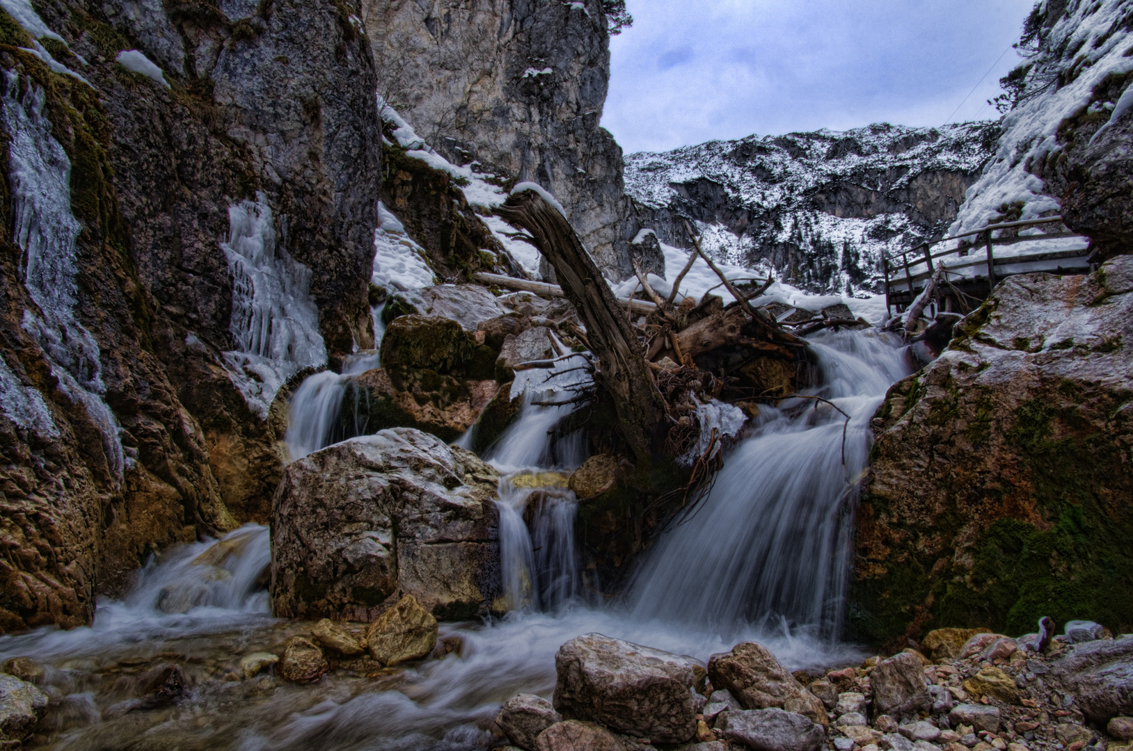 Silberkarklamm im Winter