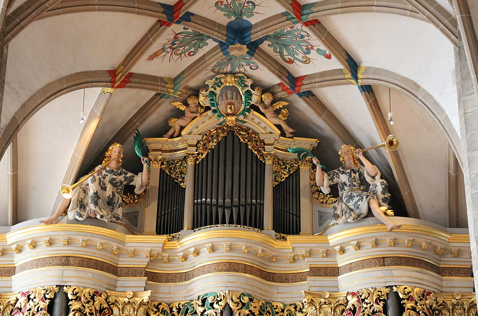Silbermann-Orgel im Freiberger Dom ( Ausschnitt)