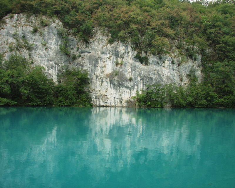 Silbersee im Plitvicer Nationalpark (Kroatien)