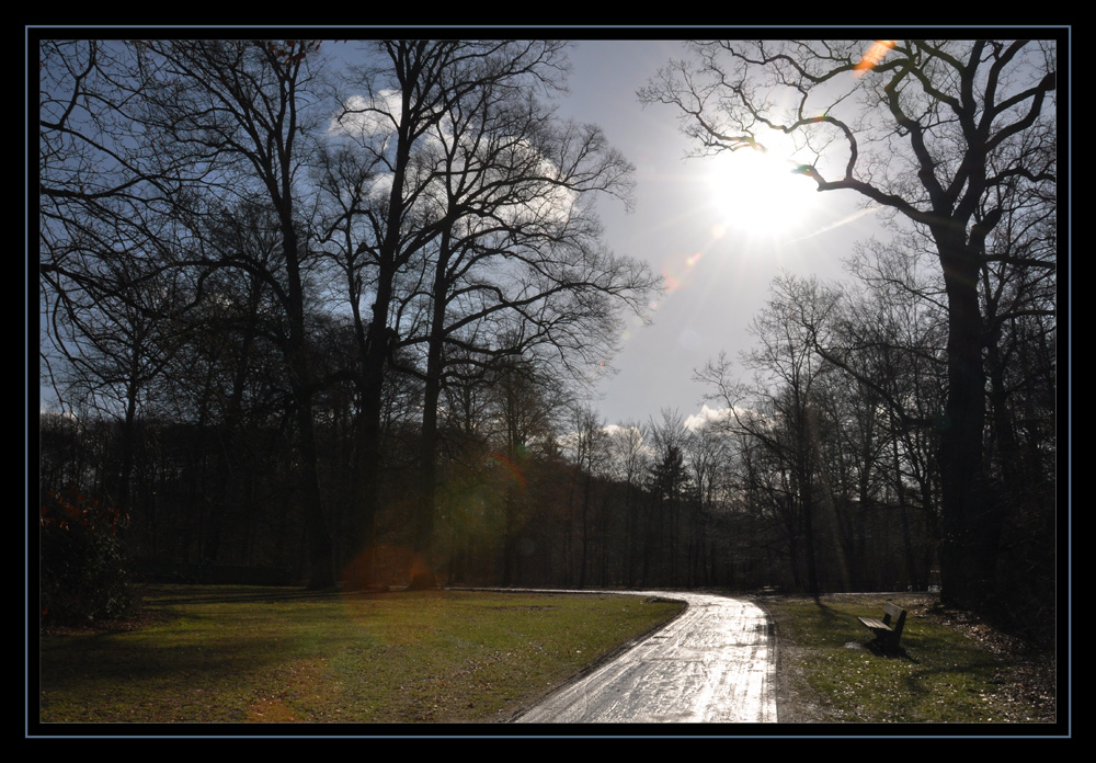 Silberweg im Februarlicht