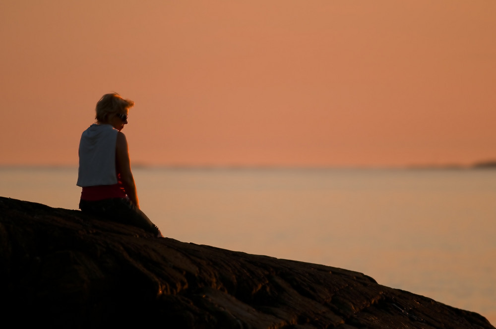 Silence at atlantic sea by Ken Alvin Jenssen 