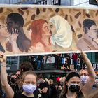 SILENT-DEMO GEGEN RASSISMUS BERLIN ALEXANDERPLATZ #11