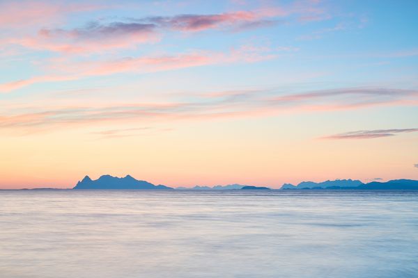 "Silent Sunset Silhouettes"