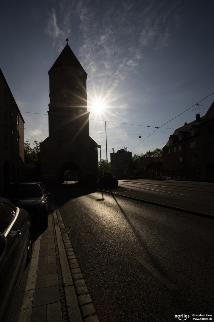 Silhouette am Jakobertor