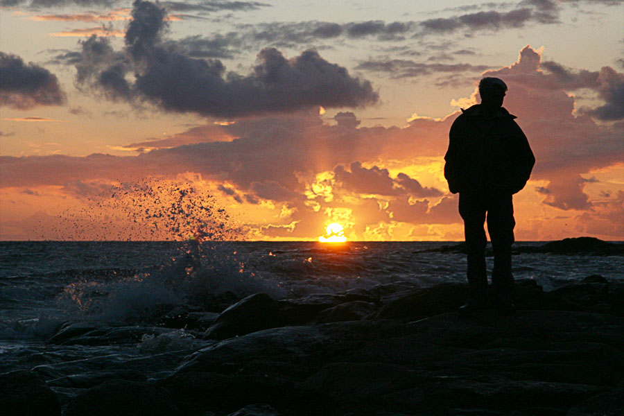 Silhouette am Kattegat