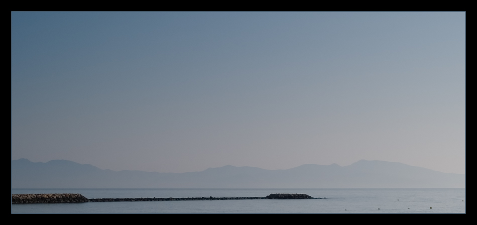 Silhouette am Meer