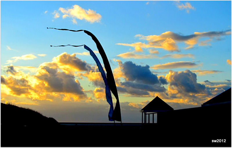 Silhouette am Meer