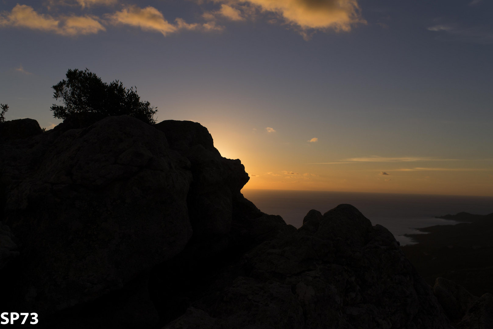 Silhouette au couchant