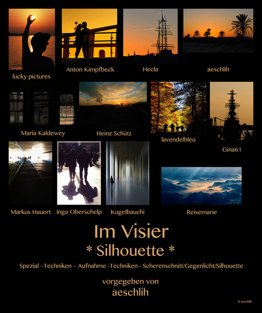 *Silhouette* Collage von aeschlih