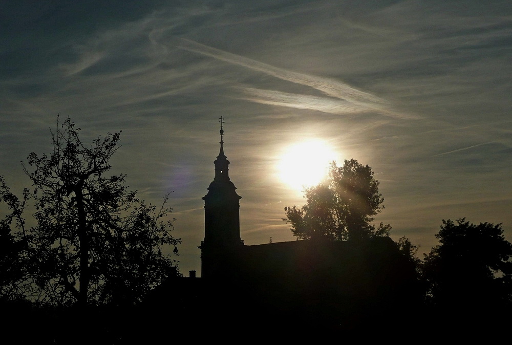 Silhouette der Birnau