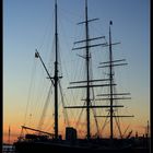 Silhouette der Rickmer Rickmers