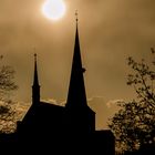 Silhouette der Stadtkirche