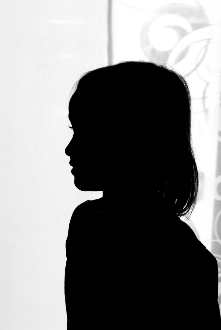 Silhouette im Gegenlicht