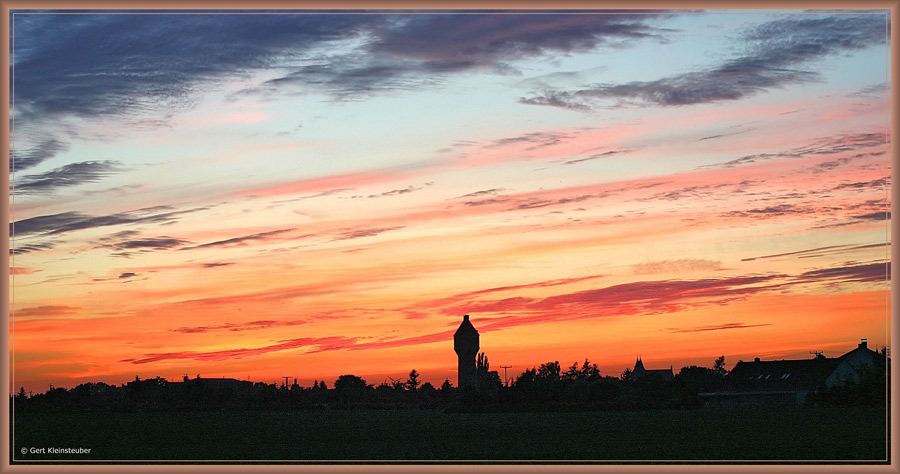 Silhouette meiner Heimatstadt