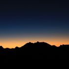 Silhouette Nationalpark Berchtesgaden