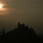 Silhouette of Gutenberg Castle